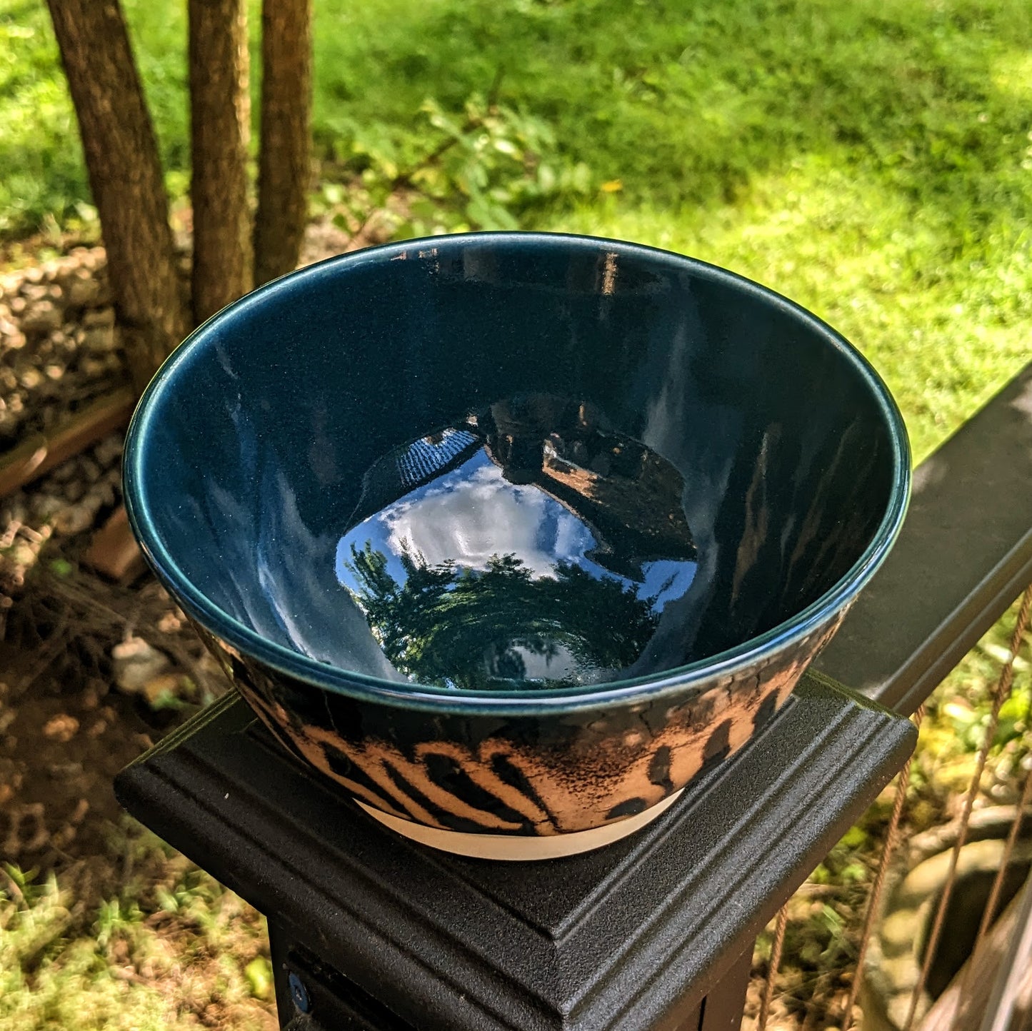 Peacock Feather - Medium Bowl