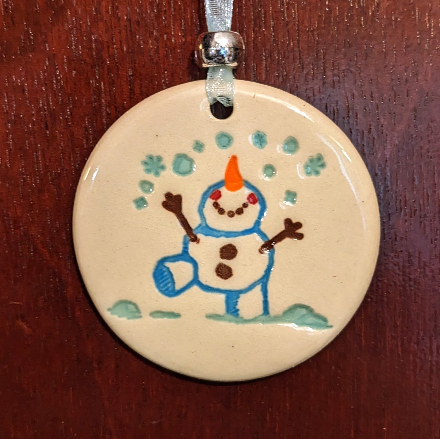 Happy Snowman - Ornament