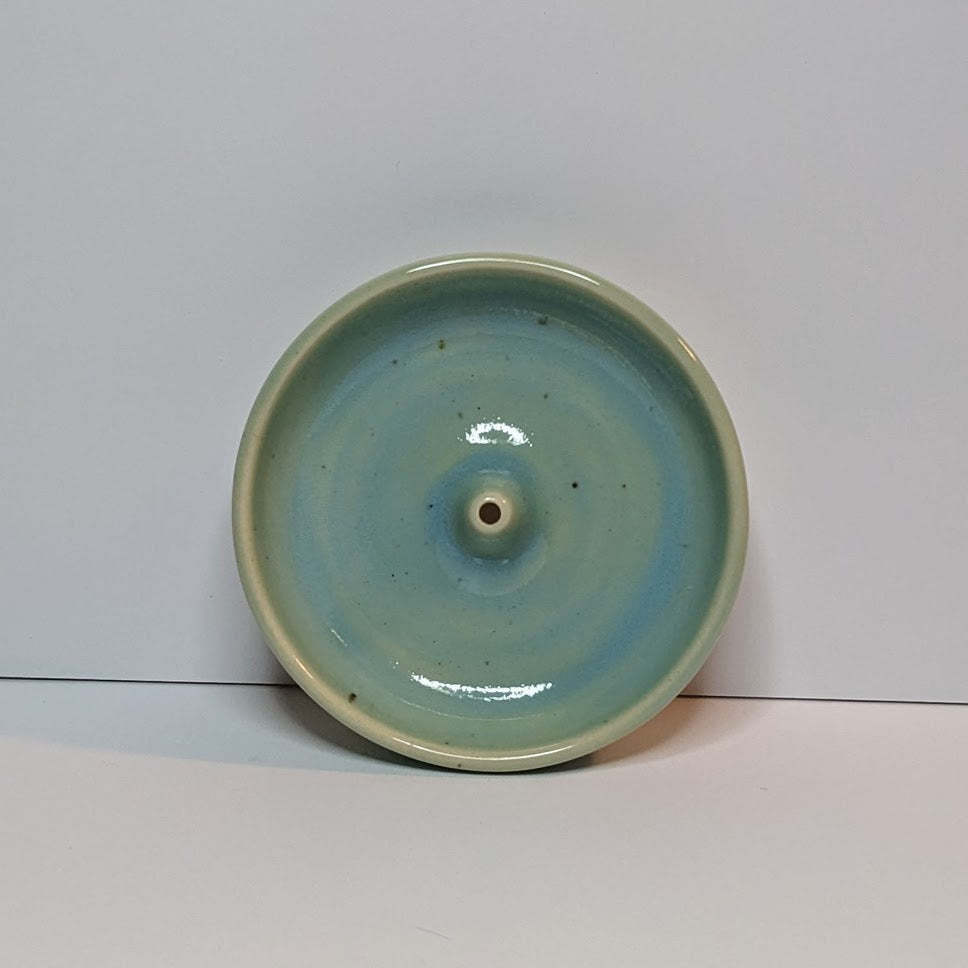 Aqua Blue Incense Holder