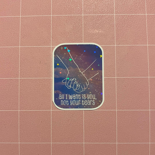 Hold My Hand Lyric Sticker
