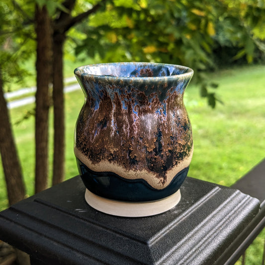 Peacock Feather - Small Bud Vase