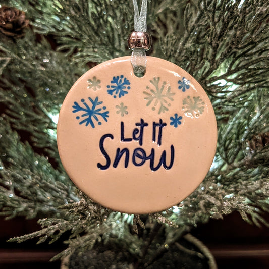 Let It Snow - Ornament