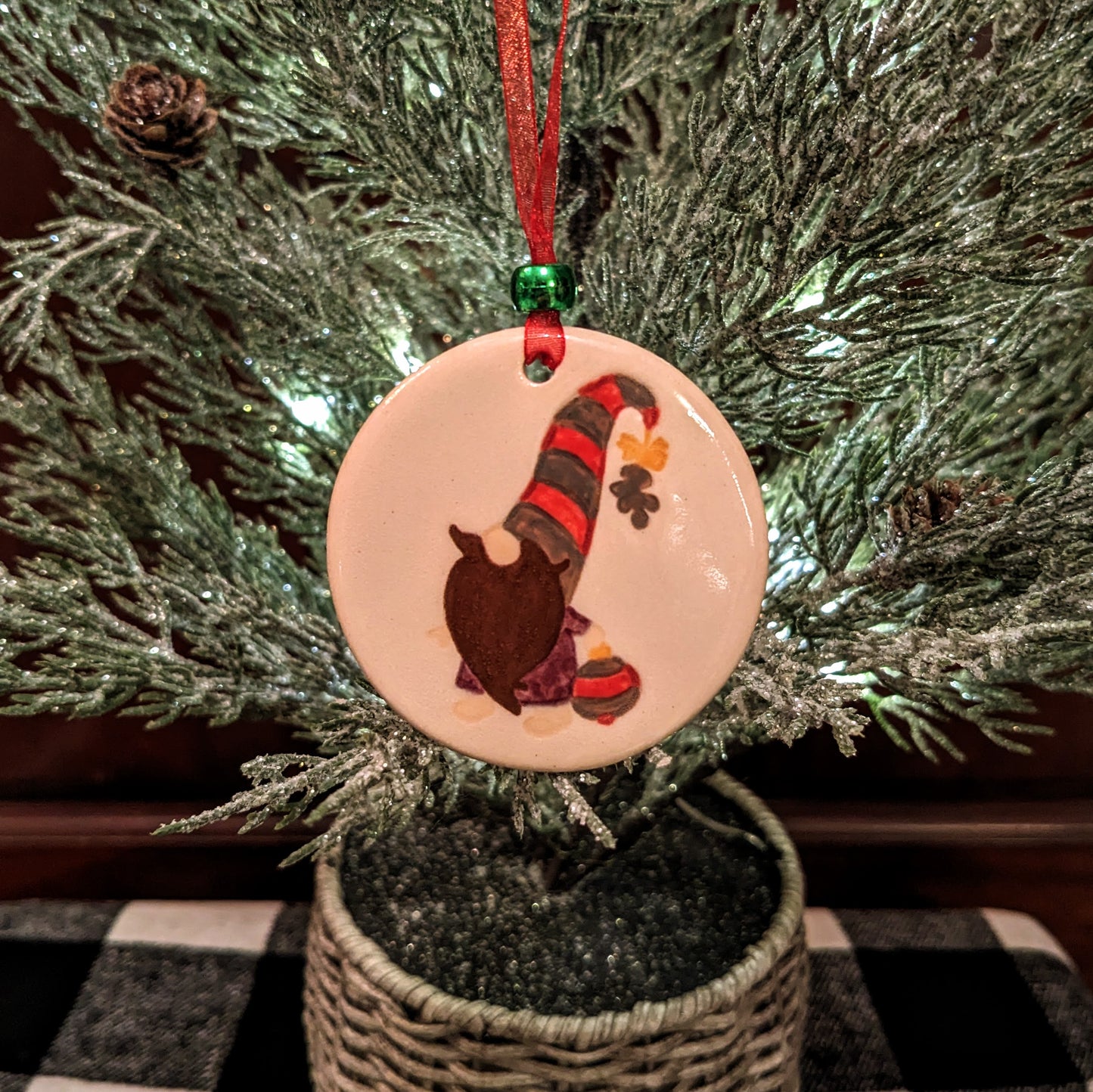 Holiday Gnome - Ornament