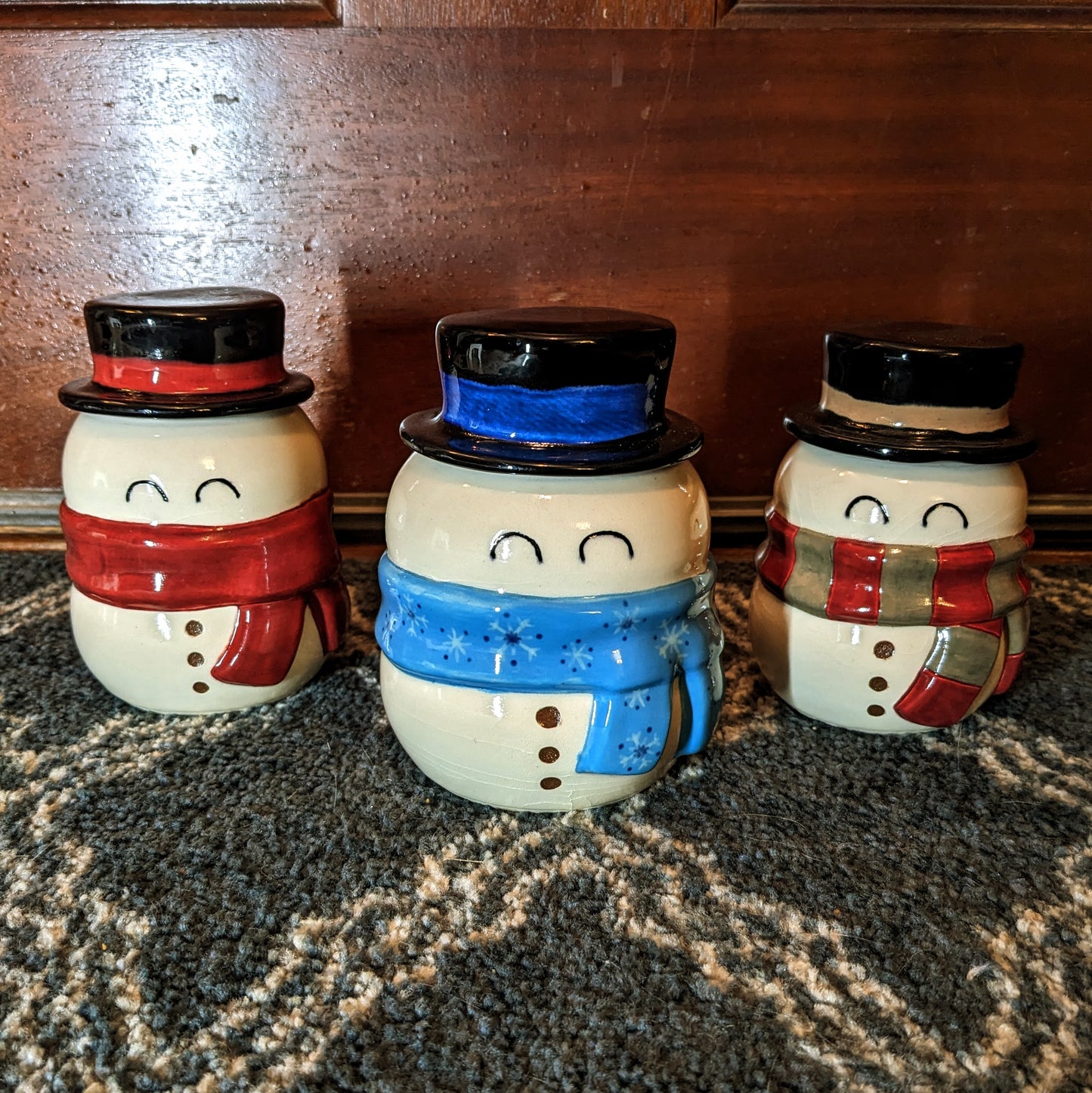 Snowman Jars