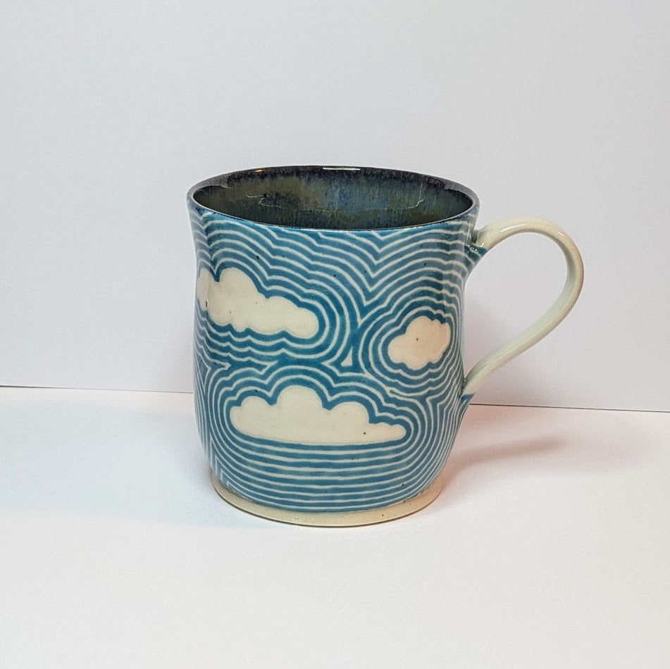 Cloudy Zentangle Mug