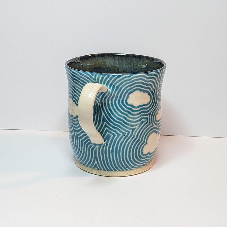 Cloudy Zentangle Mug