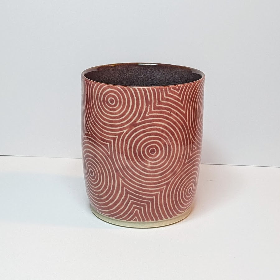Pink Zentangle Cup