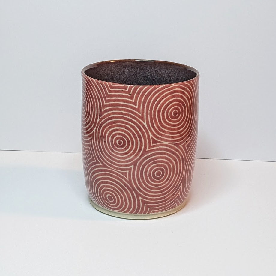 Pink Zentangle Cup