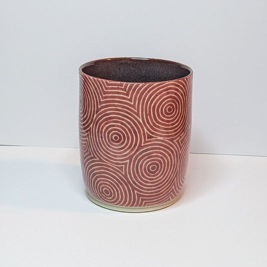 Pink Zentangle Cup