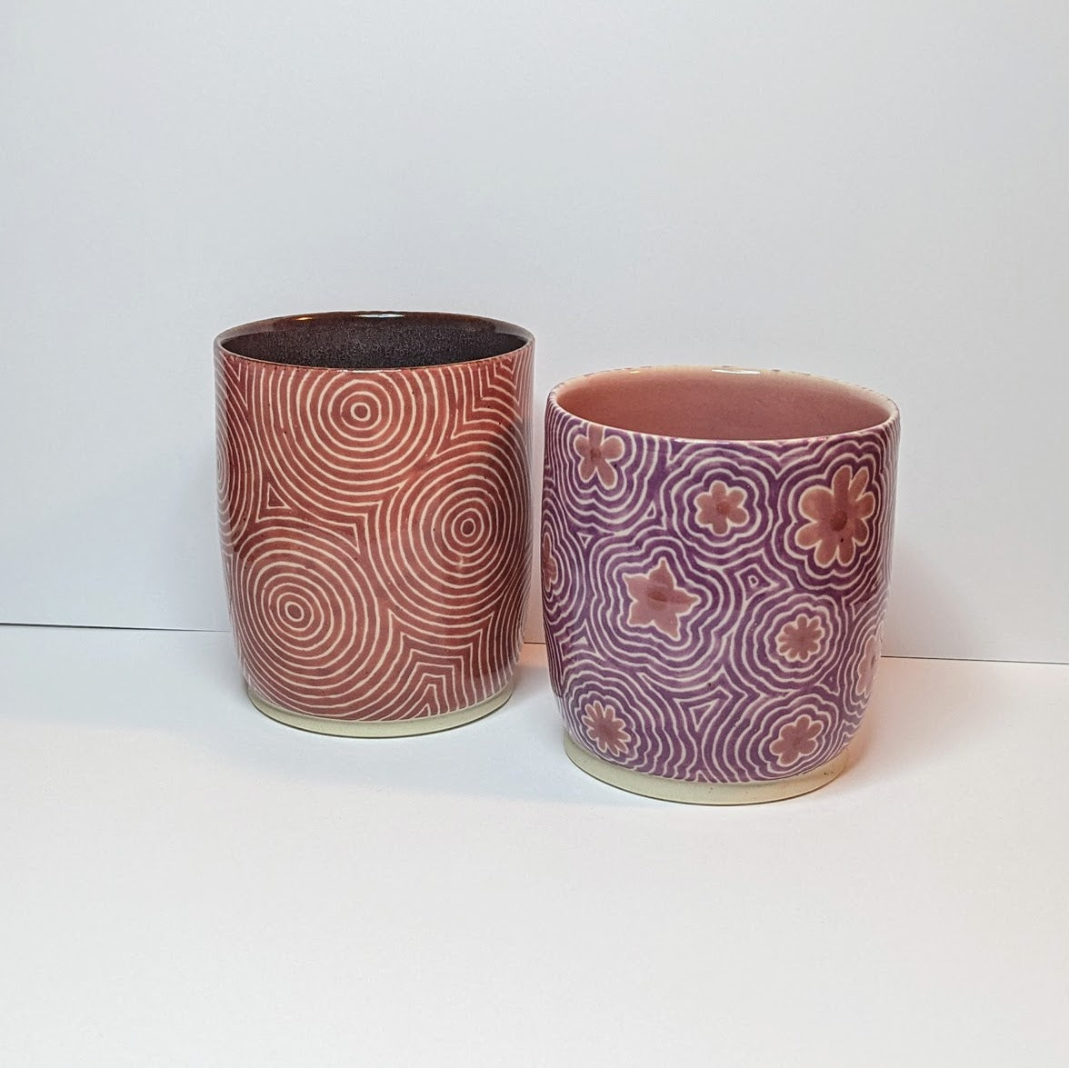 Pink Zentangle Cup