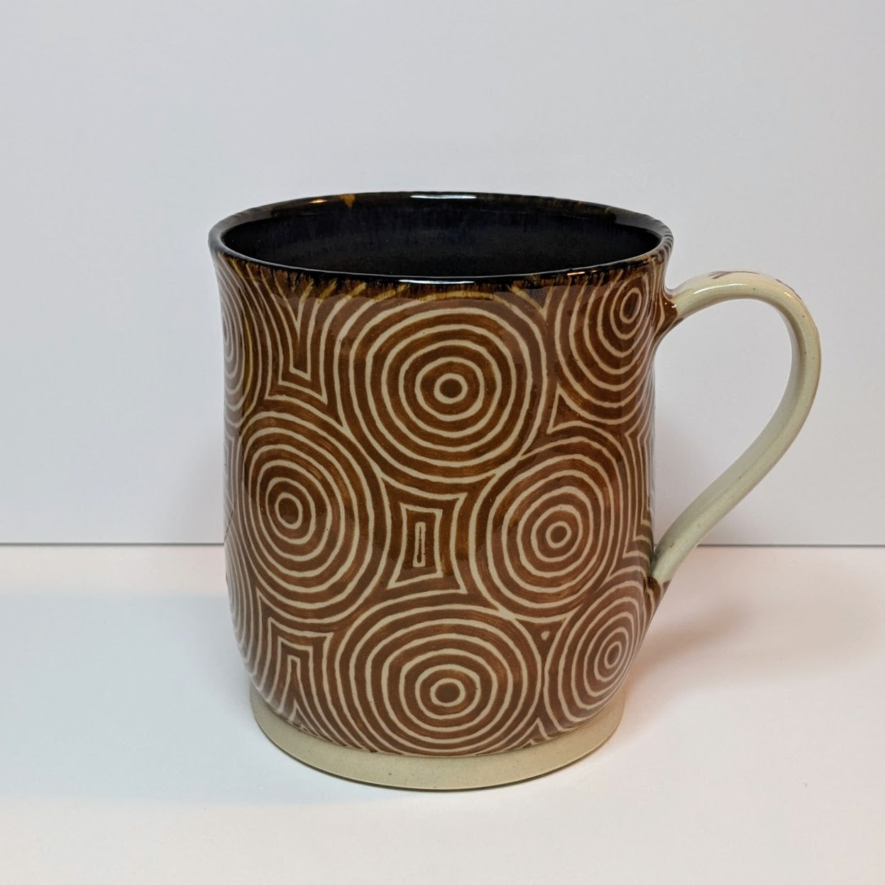 Burnt Umber Zentangle Mug