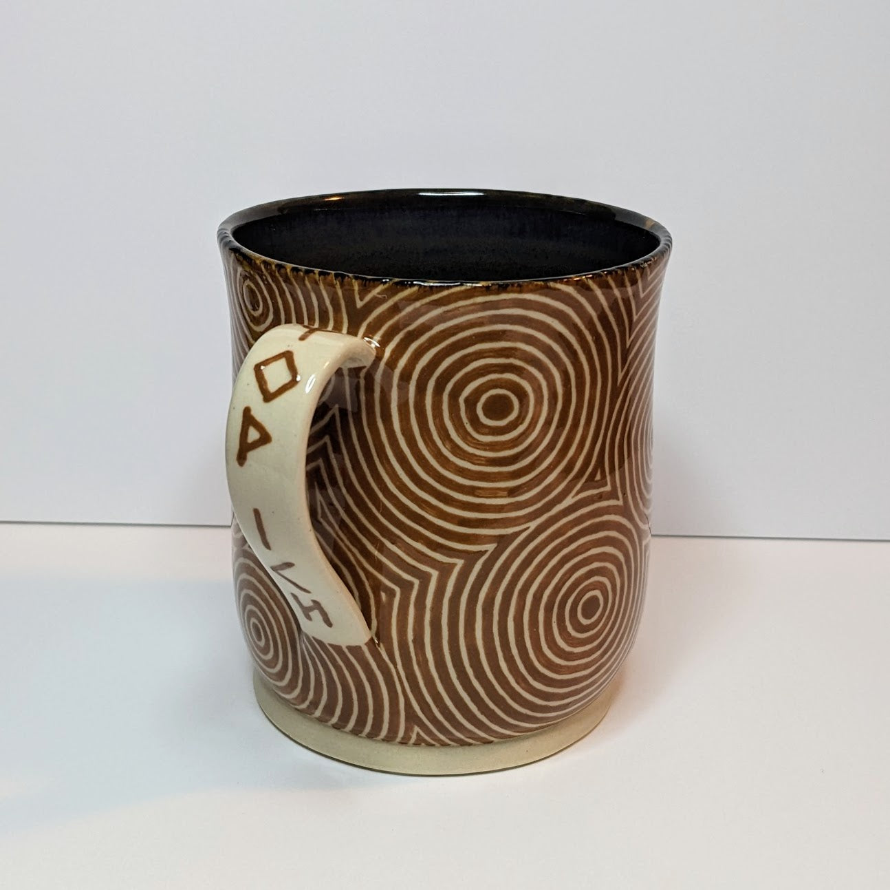 Burnt Umber Zentangle Mug