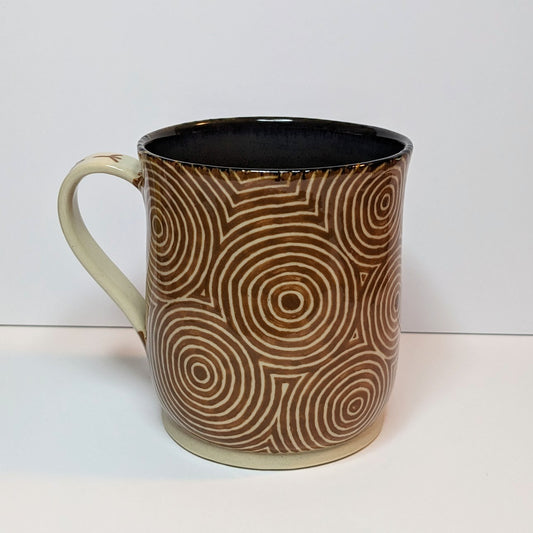 Burnt Umber Zentangle Mug